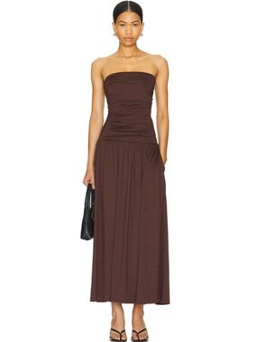 Revolve NIA Santal Dress in Nutshell size: L